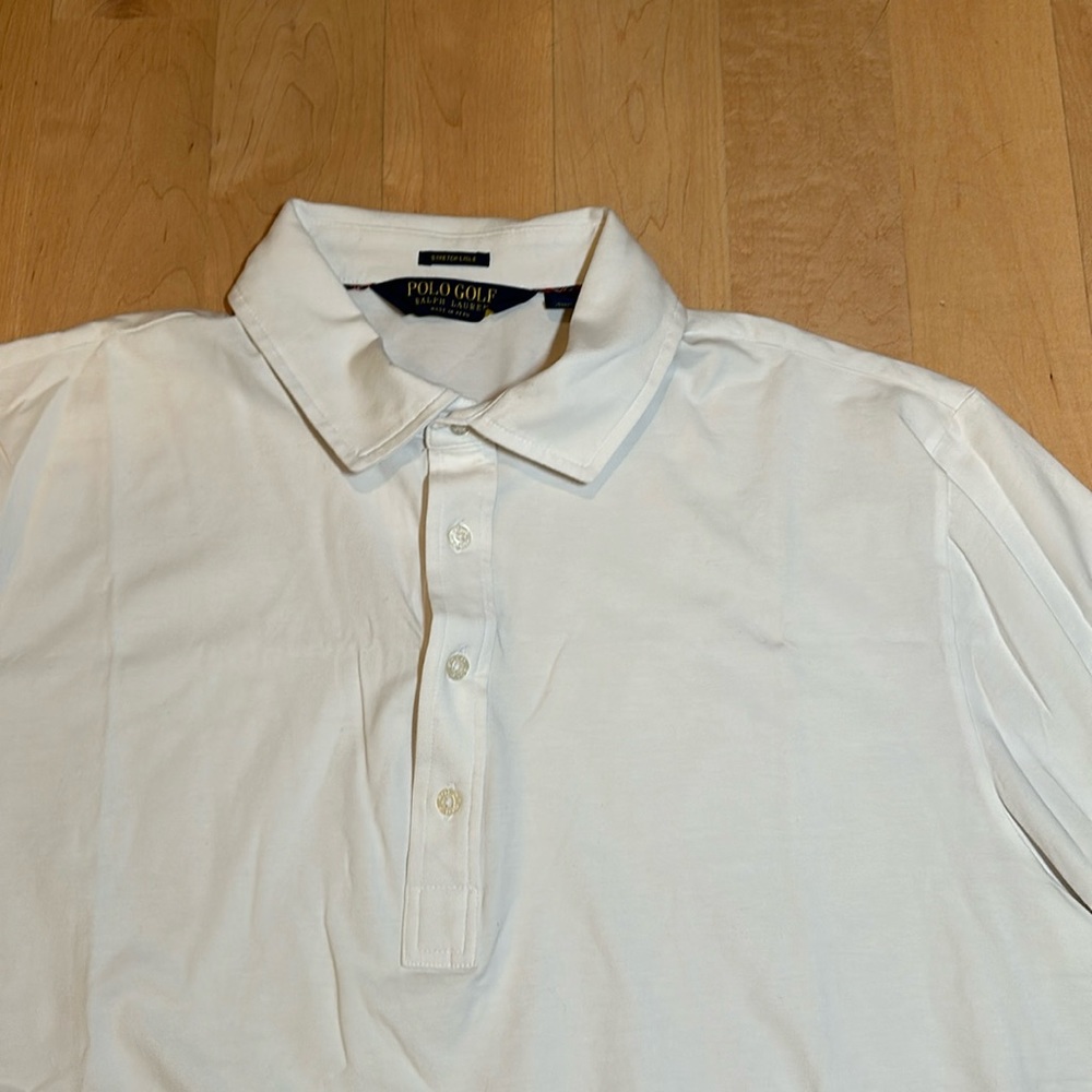 Ralph Lauren Polo Golf White Polo Shirt